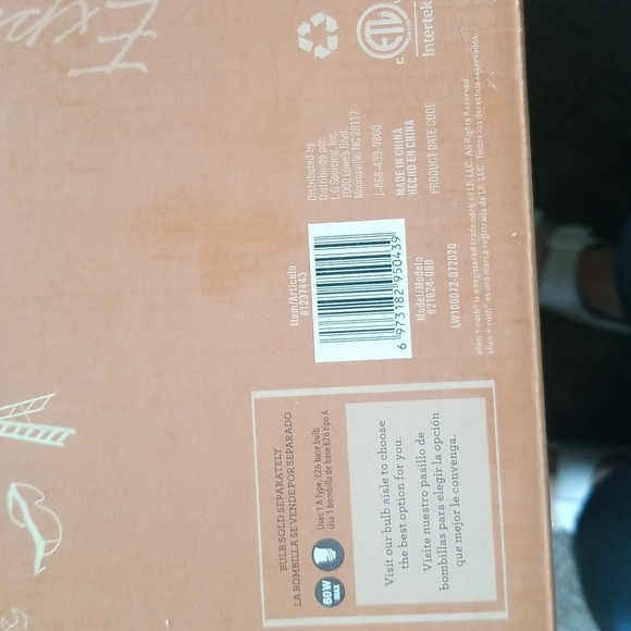 COPY - NWOB Allen & Roth Swag Pendant Light Rattan Shade Boho - Picture 6 of 10